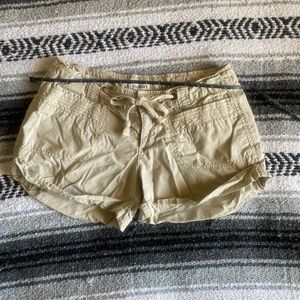 Old navy cargo shorts size 4 one small stain on belt area